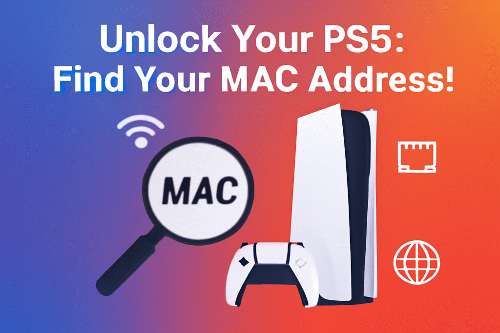 How to Find the MAC Address on Your PS5