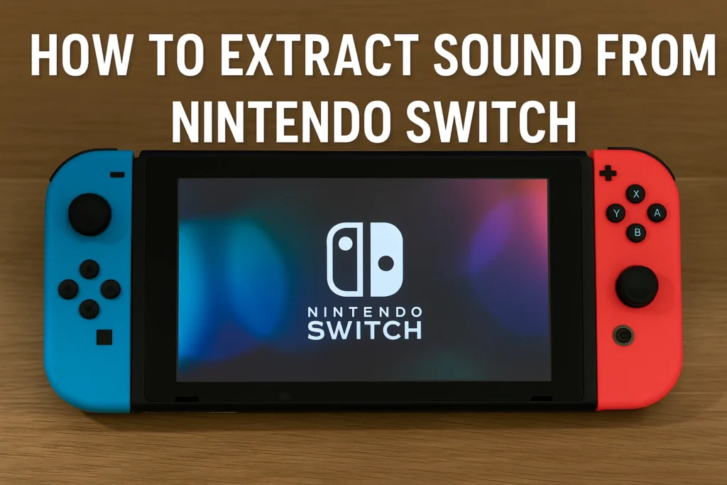 Extract Sound from Nintendo Switch