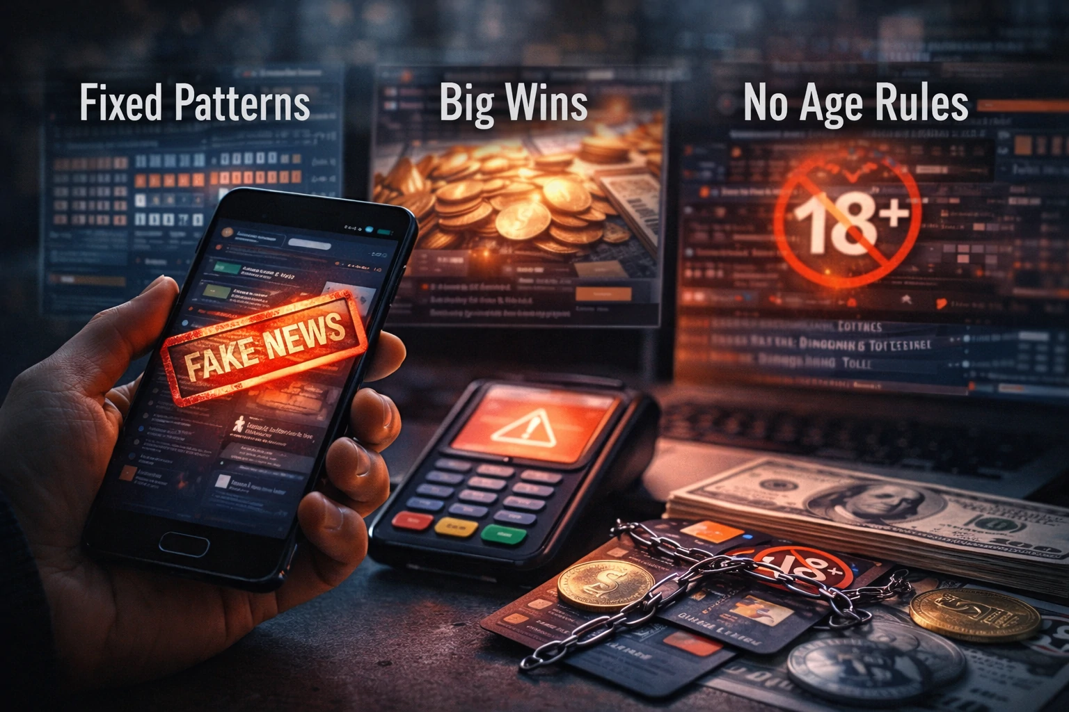 People viewing online posts and messages on mobile phones, showing how misinformation and false claims about dingdong togel can spread.