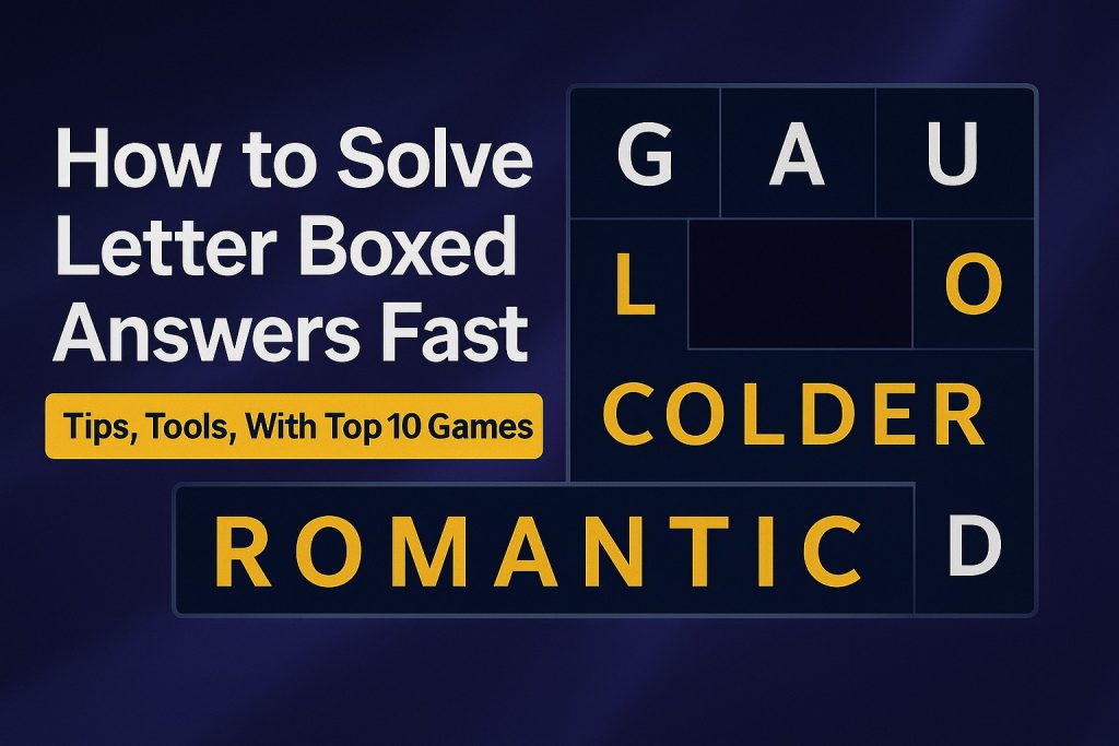 Solve Letter Boxed Answers Fast