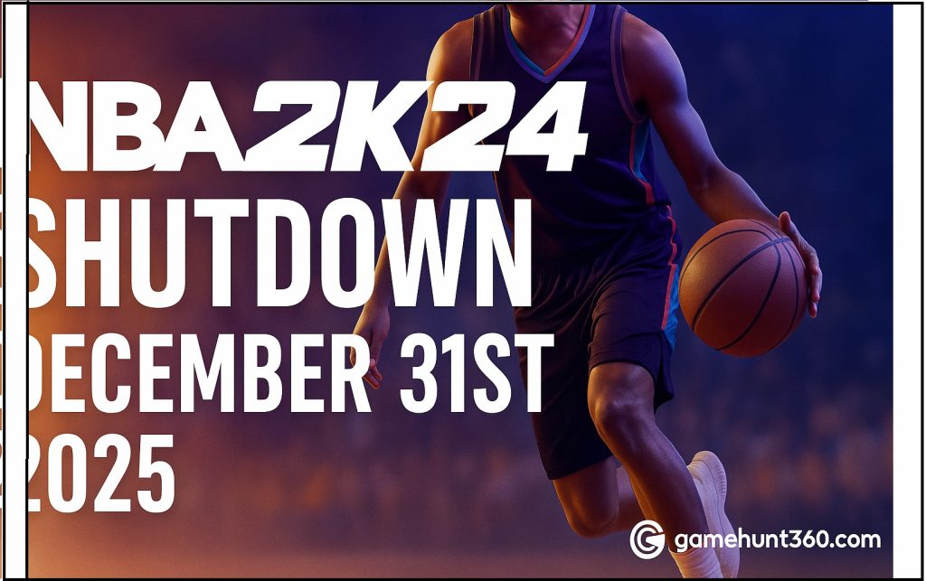 NBA 2K24 Shutdown December 31st 2025